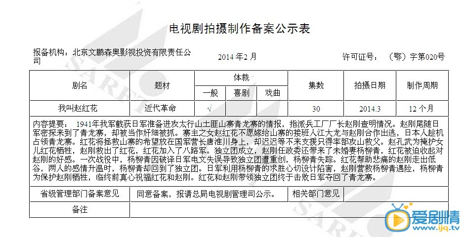 我叫赵红花剧情介绍