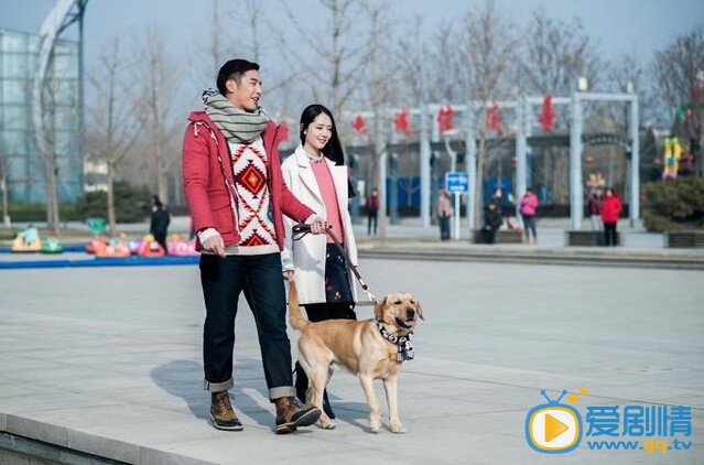 神犬小七郭碧婷白色西装领大衣