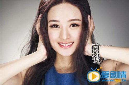 罗晋绯闻女友赵丽颖写真