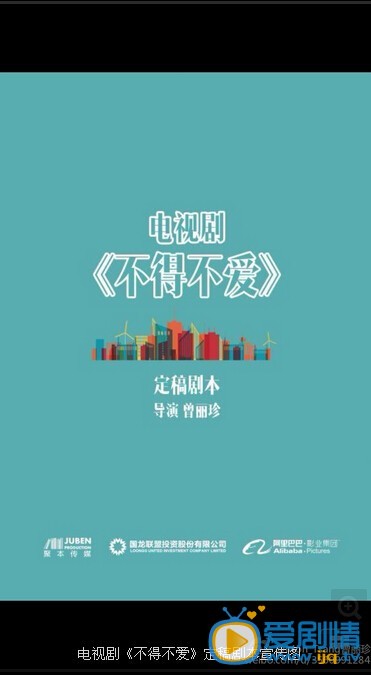 电视剧不得不爱海报
