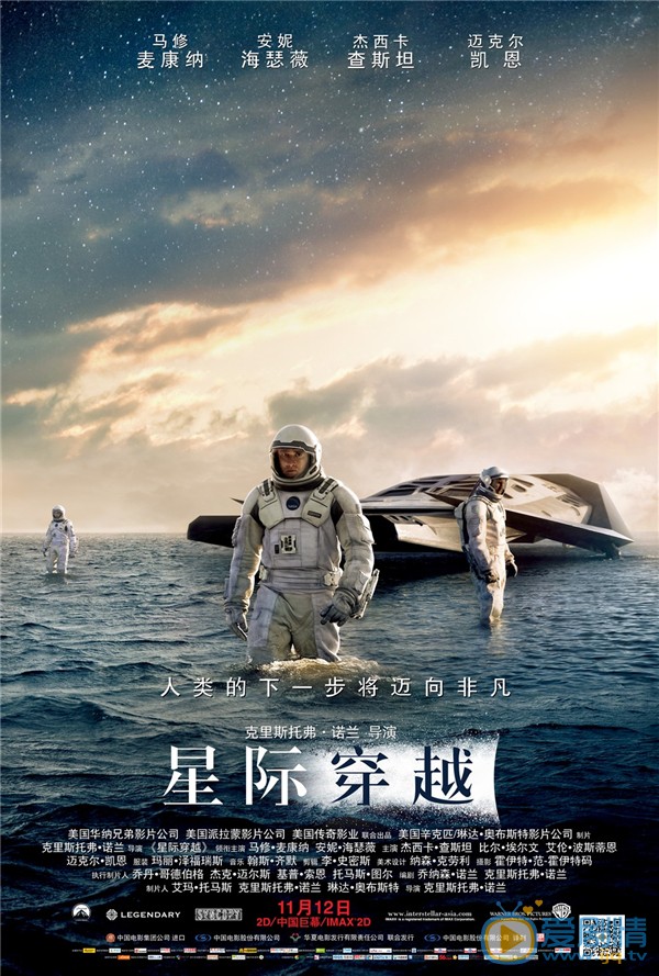 电影星际穿越海报