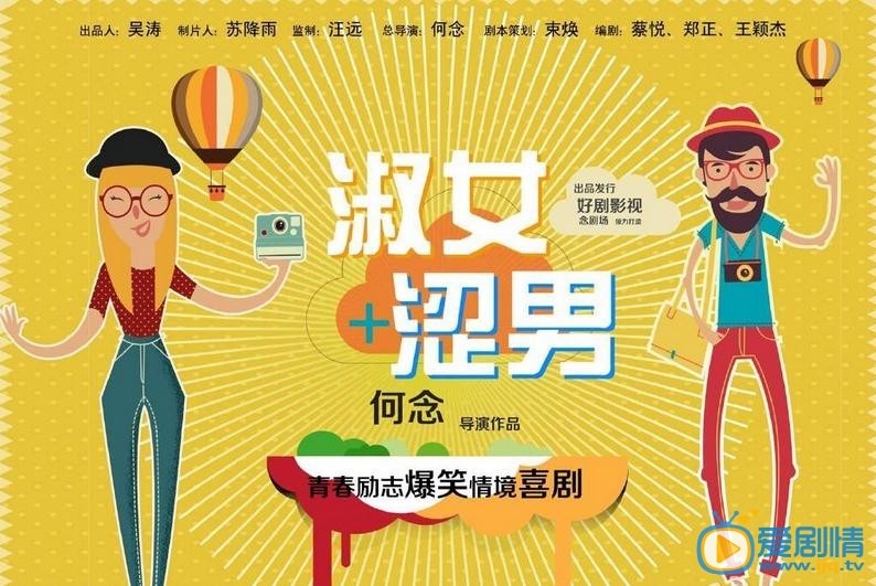 电视剧淑女涩男海报